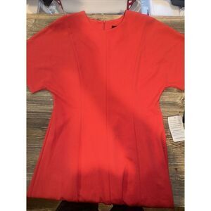 Donna Morgan Midi Red Dress. Size 12. Polyester And Spandex. NWT. 6